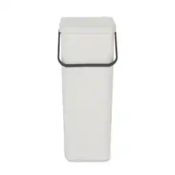 Amazon Brabantia Sort & Go Prullenbak, Afvalemmer, Light Grey , 3 Liter aanbieding