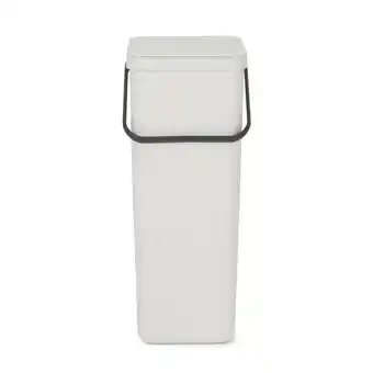 Amazon Brabantia Sort & Go Prullenbak, Afvalemmer, Light Grey , 3 Liter aanbieding