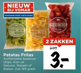 Vomar Voordeelmarkt Patatas Fritas 165g aanbieding