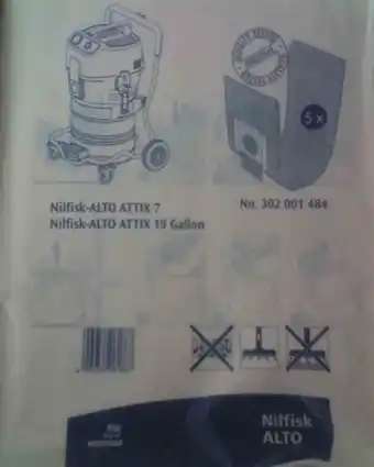 Bol.com Nilfisk-Alto ATTIX 7 / 19 Gallon Stofzak - 302001484 aanbieding