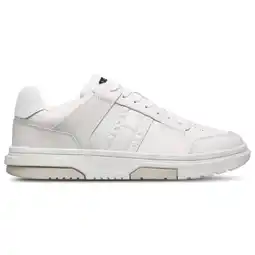 Foot Locker Tommy Jeans Cupsole Ess Sneakers Heren - Wit - Maat 43 - Leer aanbieding