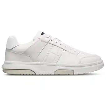 Foot Locker Tommy Jeans Cupsole Ess Sneakers Heren - Wit - Maat 43 - Leer aanbieding