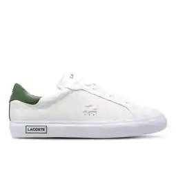 Foot Locker Lacoste Powercourt Sneakers Heren - Wit - Maat 42.5 - Leer aanbieding