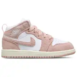 Foot Locker Jordan 1 Mid Peuterschoenen - Wit - Maat 33.5 - Leer aanbieding