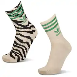 Foot Locker Adidas Crew 2 Pack Sokken Unisex - Zwart - Maat 40-42 aanbieding
