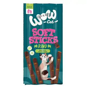 Zooplus 36x5g WOW Cat Zachte Sticks Rund Kattensnacks aanbieding