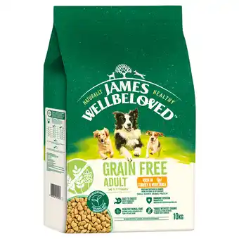 Zooplus James Wellbeloved Grain Free Adult Dog Hypoallergenic Kalkoen & Groenten - Dubbelpakt: 2 x 10 kg aanbieding