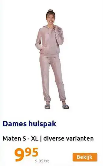 Action Dames Huispak aanbieding