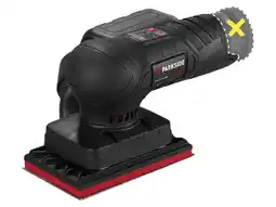 Lidl PARKSIDE PERFORMANCE Accu-excentrische schuurmachine of -vlakschuurmachine 12 V zonder accu en lader aanbieding