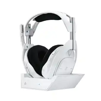 MediaMarkt Logitech G Premium Astro A50x Lightspeed Gaming Headset Wit aanbieding