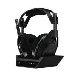 MediaMarkt Logitech G Premium Astro A50x Lightspeed Gaming Headset Zwart aanbieding