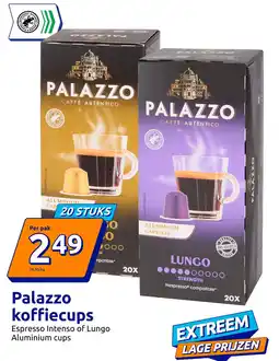 Action Palazzo koffiecups aanbieding