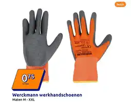 Action Werckmann werkhandschoenen aanbieding
