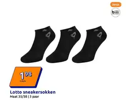 Action Lotto sneakersokken aanbieding