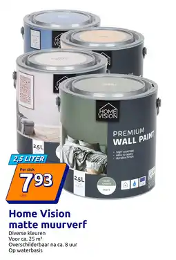 Action Home Vision matte muurverf aanbieding