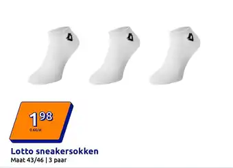 Action Lotto sneakersokken aanbieding
