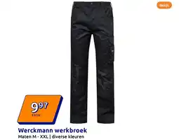 Action Werckmann werkbroek aanbieding