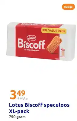 Action Lotus Biscoff speculoos XL-pack aanbieding