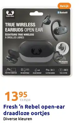 Action Fresh 'n Rebel open-ear draadloze oortjes aanbieding
