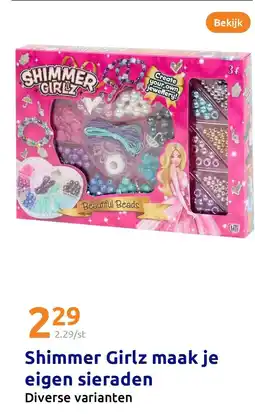 Action Shimmer Girlz maak je eigen sieraden aanbieding