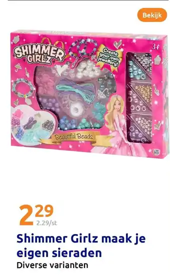 Action Shimmer Girlz maak je eigen sieraden aanbieding
