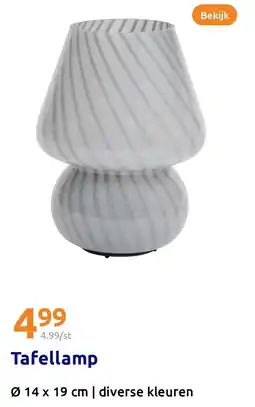 Action Tafellamp aanbieding