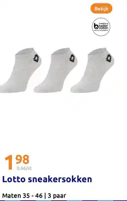 Action Lotto sneakersokken aanbieding