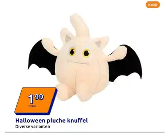 Action Halloween pluche knuffel aanbieding