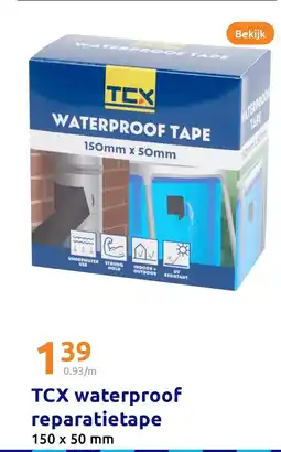 Action TCX waterproof reparatietape aanbieding