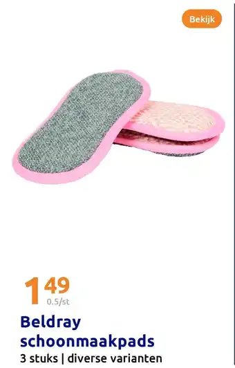 Action Beldray schoonmaakpads aanbieding