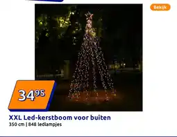 Action XXL Led-kerstboom voor buiten aanbieding