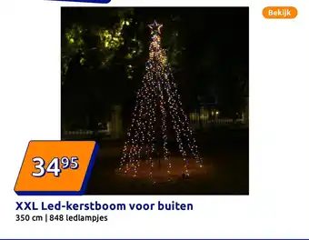 Action XXL Led-kerstboom voor buiten aanbieding