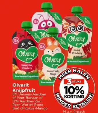 Vomar Voordeelmarkt Olvarit Knijpfruit aanbieding