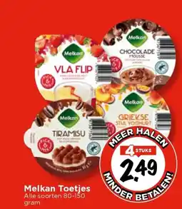 Vomar Voordeelmarkt Melkan Toetjes aanbieding