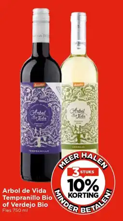 Vomar Voordeelmarkt Arbol de Vida Tempranillo Bio aanbieding
