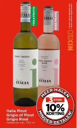 Vomar Voordeelmarkt Italia Pinot Grigio of Pinot Grigio Rosé aanbieding