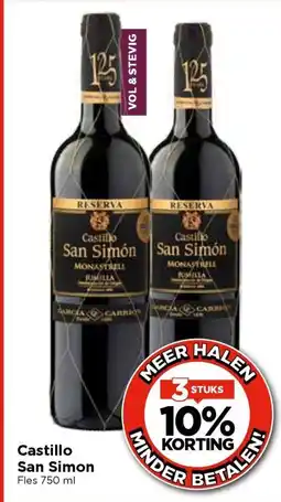 Vomar Voordeelmarkt Castillo San Simon aanbieding
