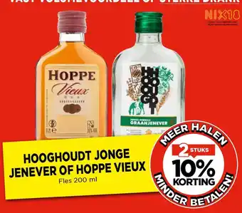 Vomar Voordeelmarkt Hooghoudt jonge jenever of hoppe vieux aanbieding