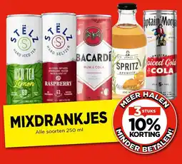 Vomar Voordeelmarkt Mixdrankjes aanbieding