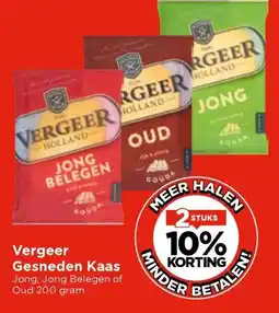Vomar Voordeelmarkt Vergeer Gesneden Kaas aanbieding