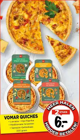 Vomar Voordeelmarkt Vomar quiches aanbieding