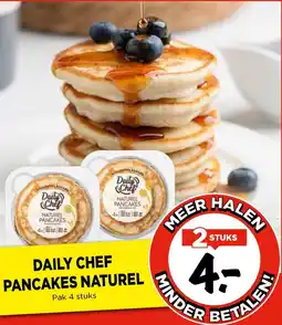 Vomar Voordeelmarkt Daily chef pancakes naturel aanbieding