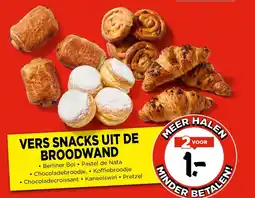 Vomar Voordeelmarkt Vers snacks uit de broodwand aanbieding