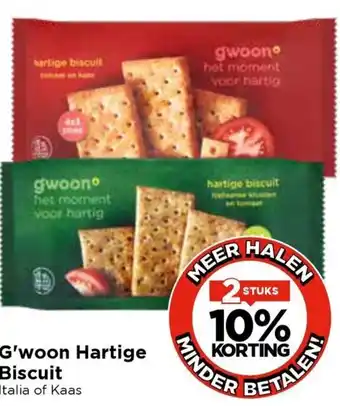 Vomar Voordeelmarkt G'woon Hartige Biscuit aanbieding