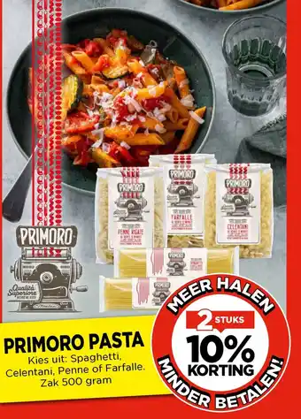 Vomar Voordeelmarkt Primoro Pasta aanbieding