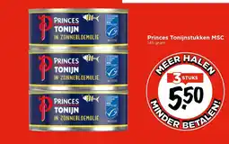 Vomar Voordeelmarkt Princes Tonijnstukken MSC aanbieding