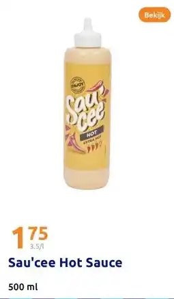 Action Sau'cee Hot Sauce aanbieding