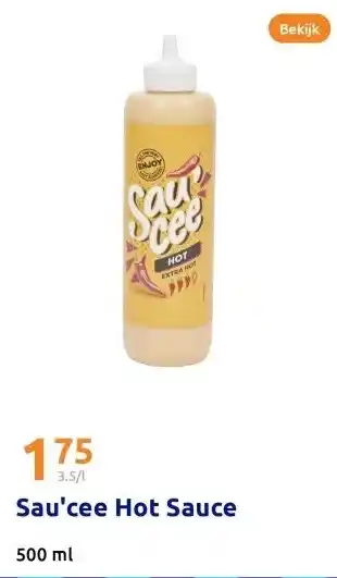 Action Sau'cee Hot Sauce aanbieding