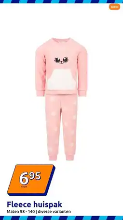 Action Fleece huispak aanbieding