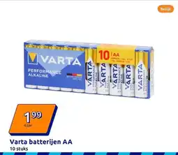 Action Varta batterijen AA aanbieding